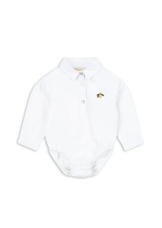 Konges Sløjd Ray baby blouse optic white biokatoen