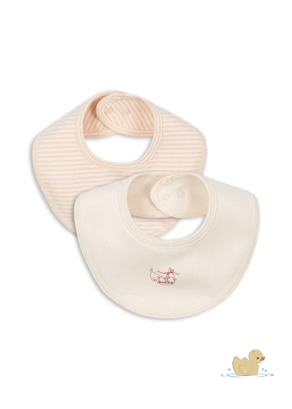 Konges Sløjd Fio slabbetjes blush mix 2-pack biokatoen