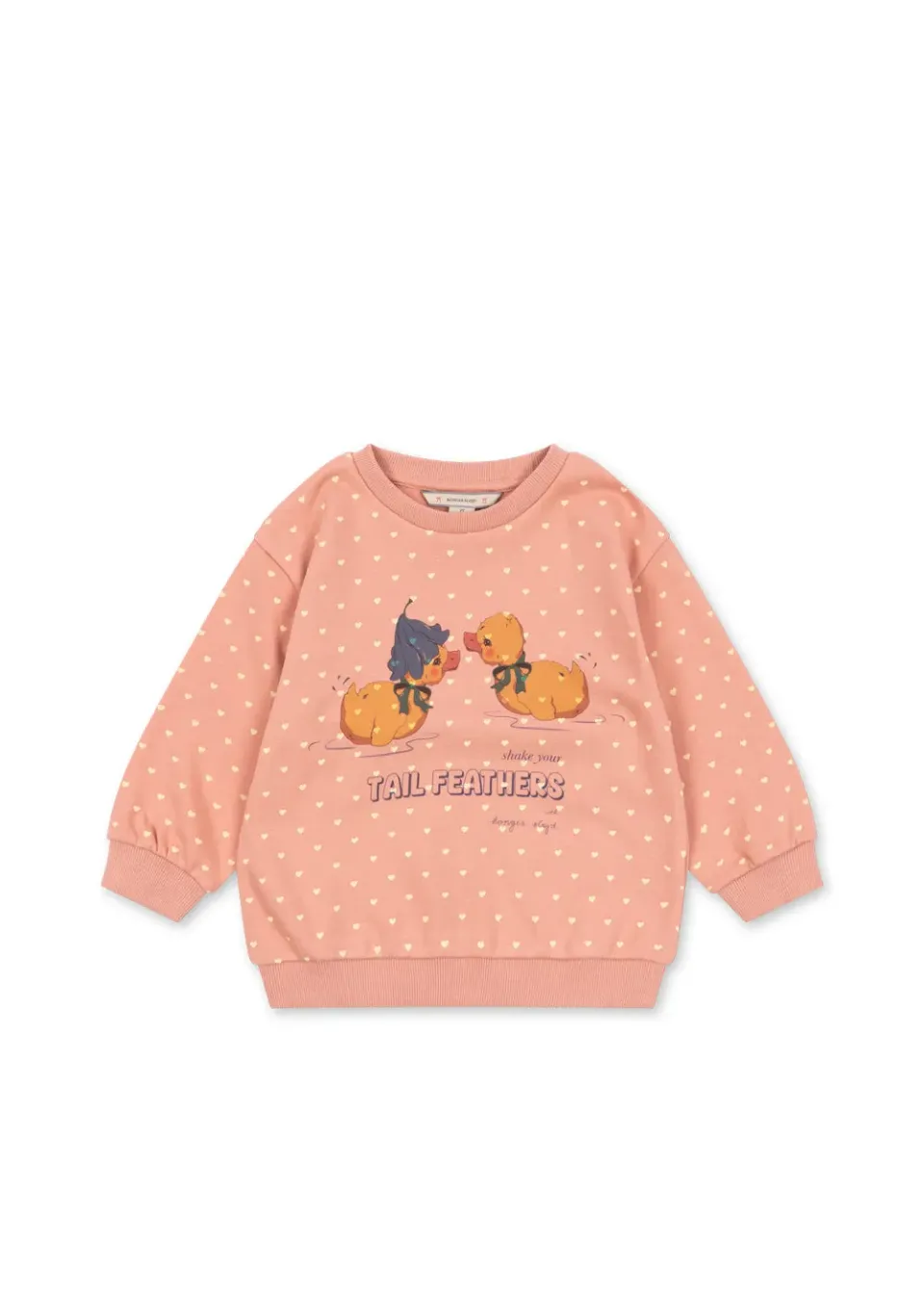 Konges Sløjd Spotty Sweater coeur feathers biokatoen