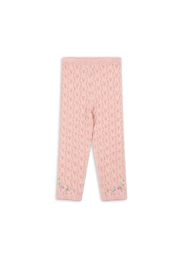 Konges Sløjd Rosier gebreide broek chintz rose