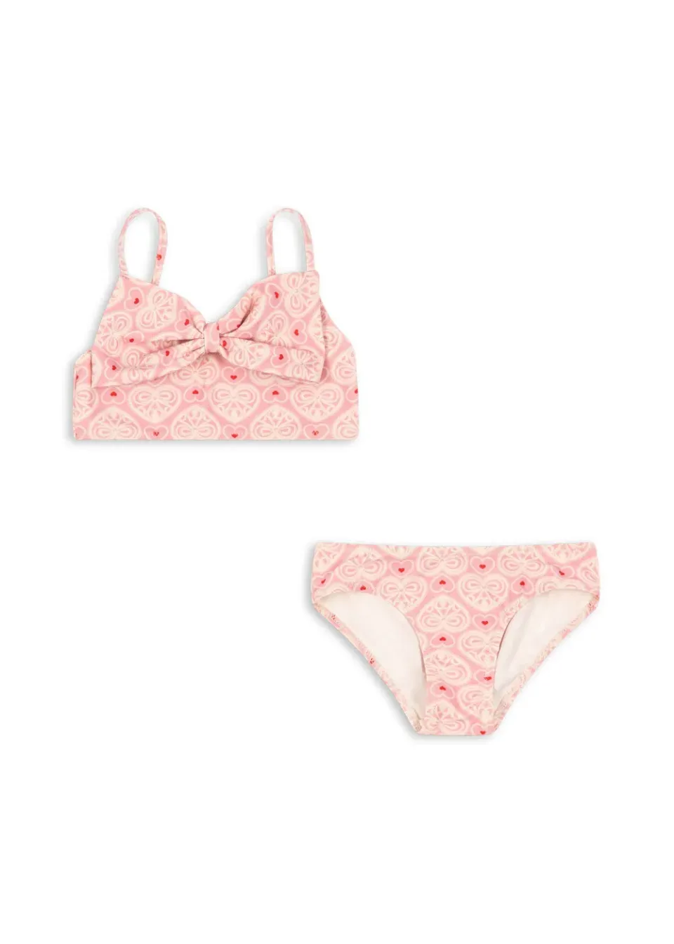 Konges Sløjd Edith Bikini Lacy Pink met strikjes