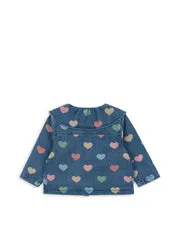 Konges Sløjd Magot blouse bon coeur coloré biokatoen