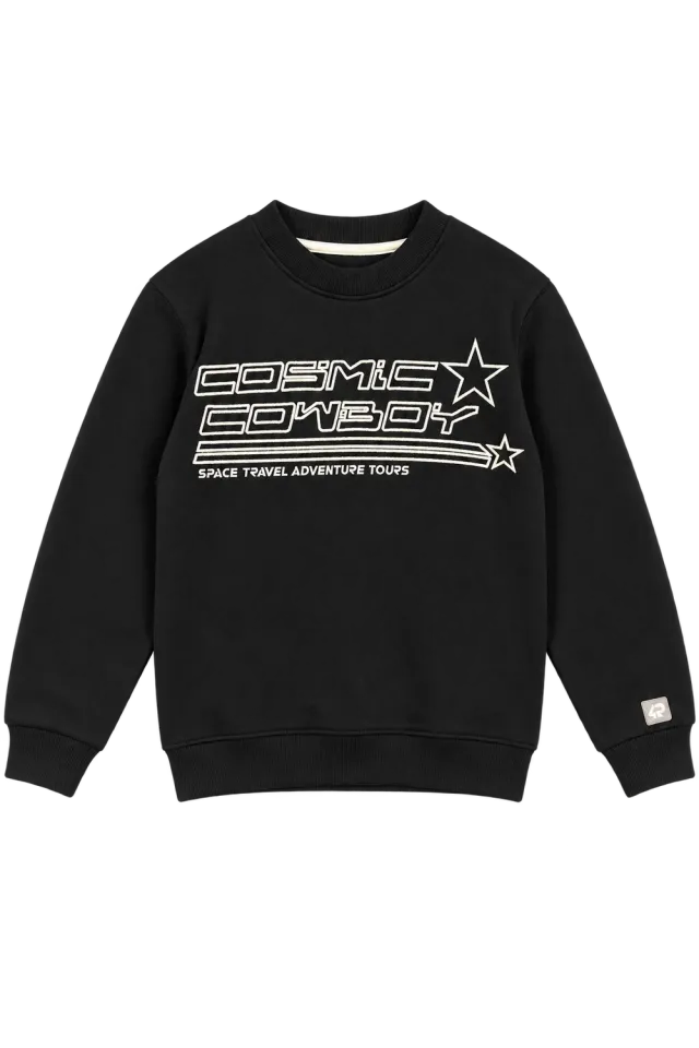 4PRESIDENT Laurens2 sweater jongens zwart katoen