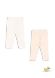 Konges Sløjd Fio leggings 2-pack blush mix biokatoen