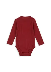 Konges Sløjd Minnie romper red dahlia ajour biokatoen