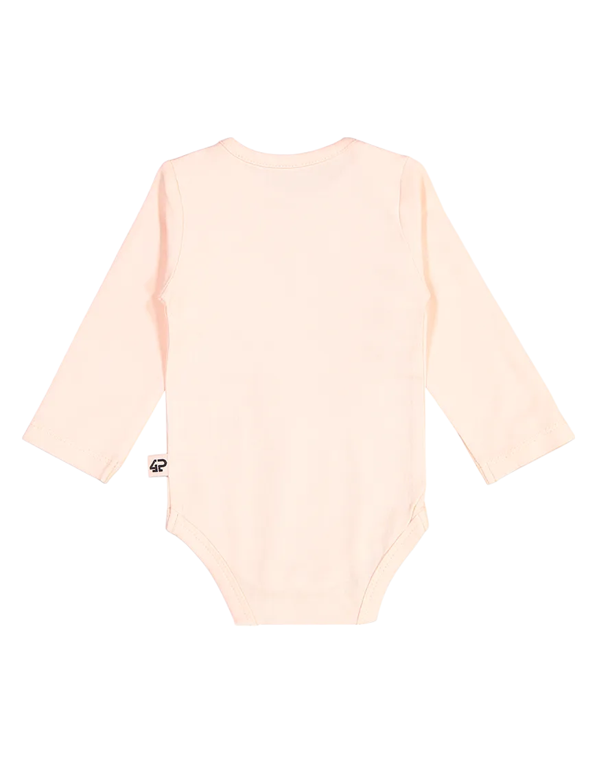 4President Skye romper blush baby katoen