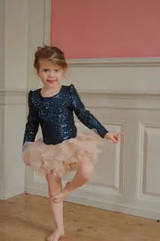 Konges Sløjd Ballerina Glitter donkerblauw tutujurk
