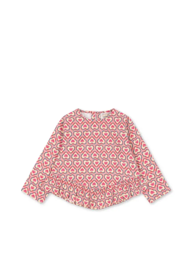 Konges Sløjd Maite blouse felice rose biokatoen