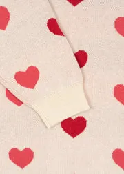 Konges Sløjd Lapis jurk coeur coloré duo pink bio
