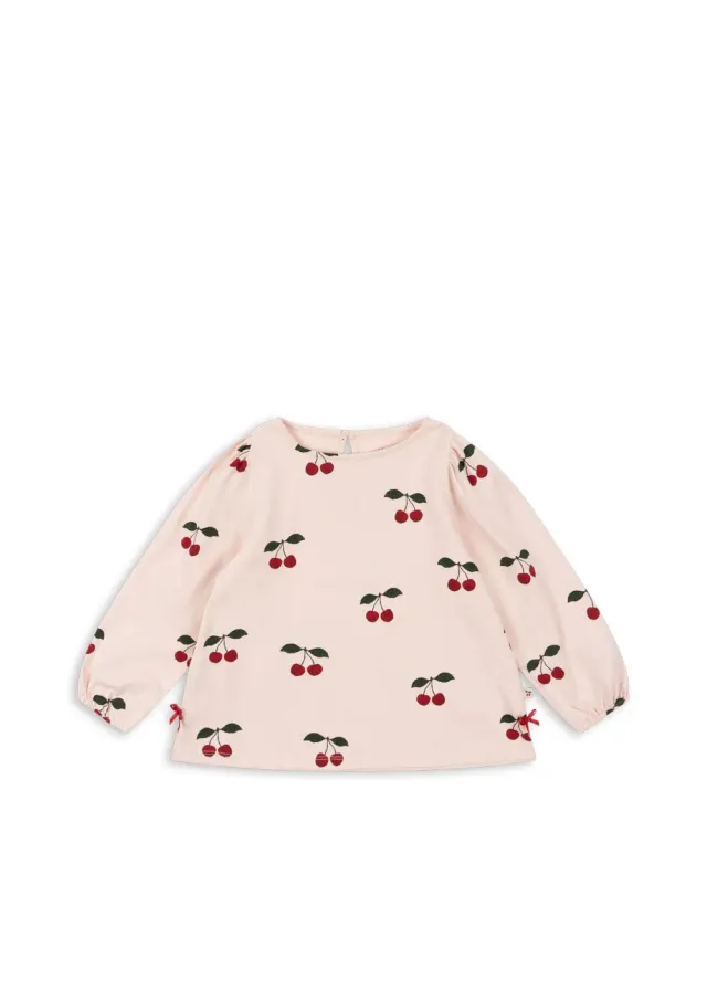 Konges Sløjd Drey Blouse Ma Grande Cerise Peony Katoen