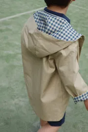 Konges Sløjd trenchcoat oxford tan katoen