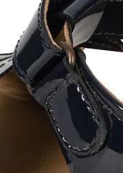 Konges Sløjd Cherry sandalen navy lakleer