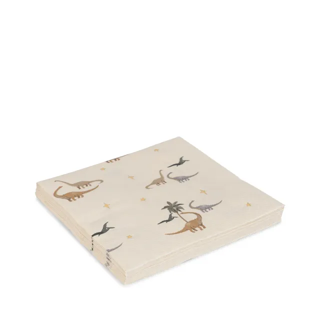 Konges Sløjd Dino servetten FSC-papier