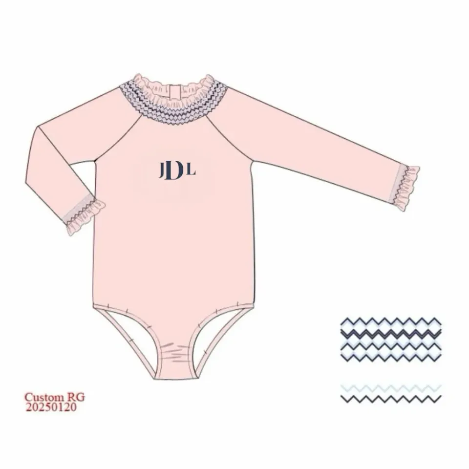 Busy Bee Smocks Navy Swim Zwempak 12M Meisjes UV