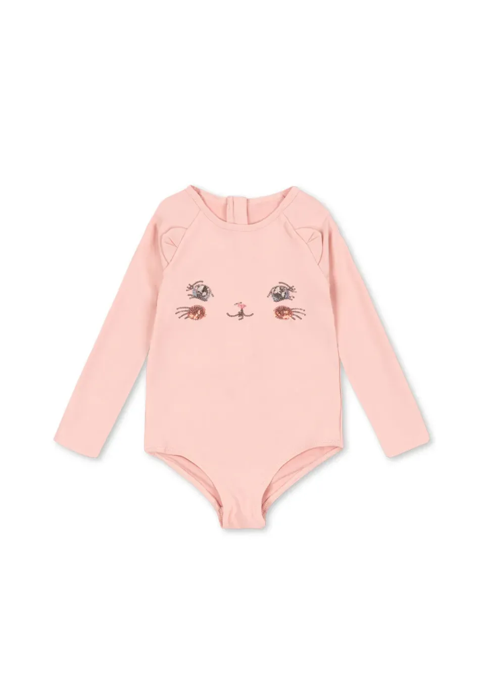 Konges Sløjd Kitty badpak powder pink lange mouw