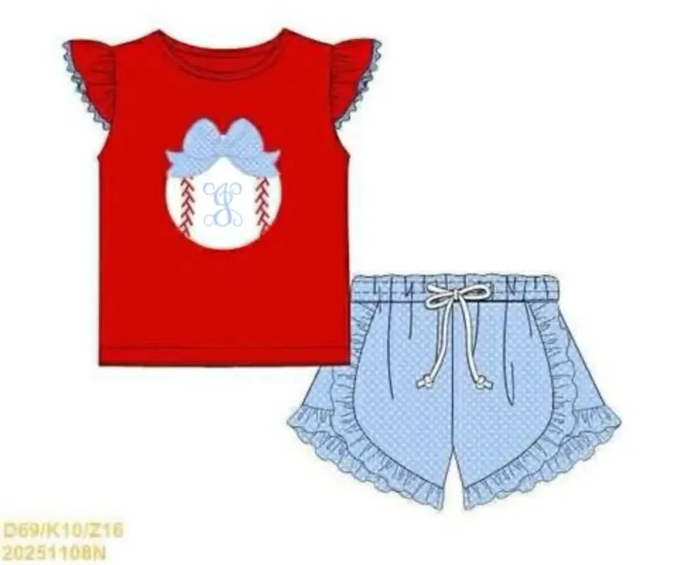 Busy Bee Baseball shortset J 4T met defect