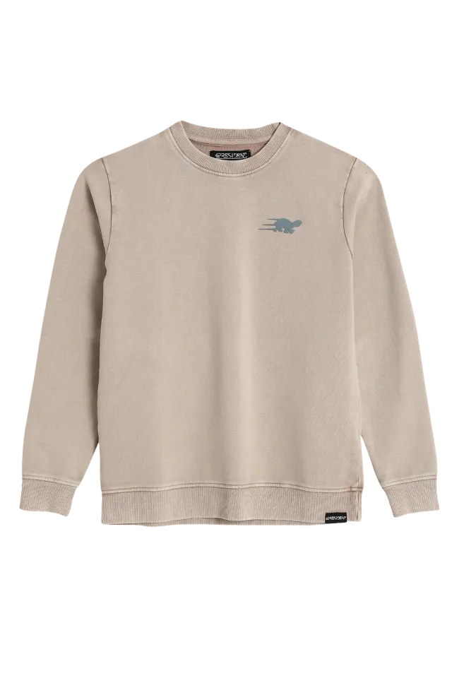 4President Pieter Sand sweater jongens katoen stretch