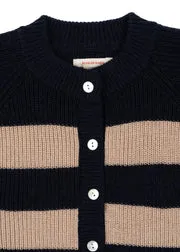 Konges Sløjd Vitum vestje merinowol blue stripe