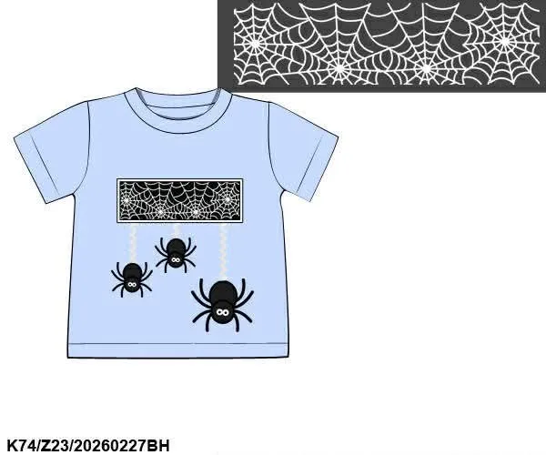 Busy Bee Smocks Itsy Bitsy Spider shirt jongens knit