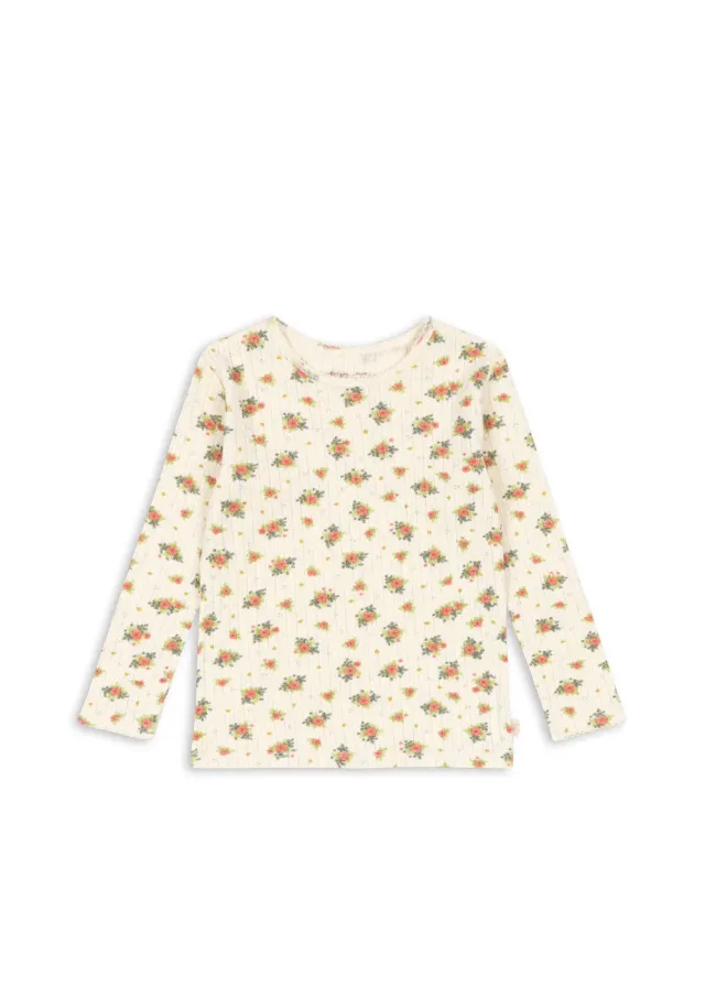 Konges Sløjd Minnie blouse rosetto biokatoen pointelle