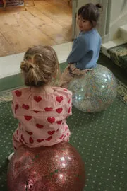 Konges Sløjd Magot Overhemdjasje Amour Glitter Hartjes