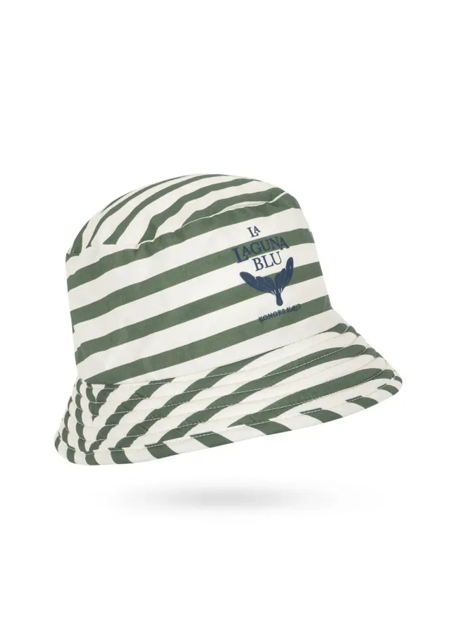 Konges Sløjd Asnou bucket hat stripe verti UPF50+