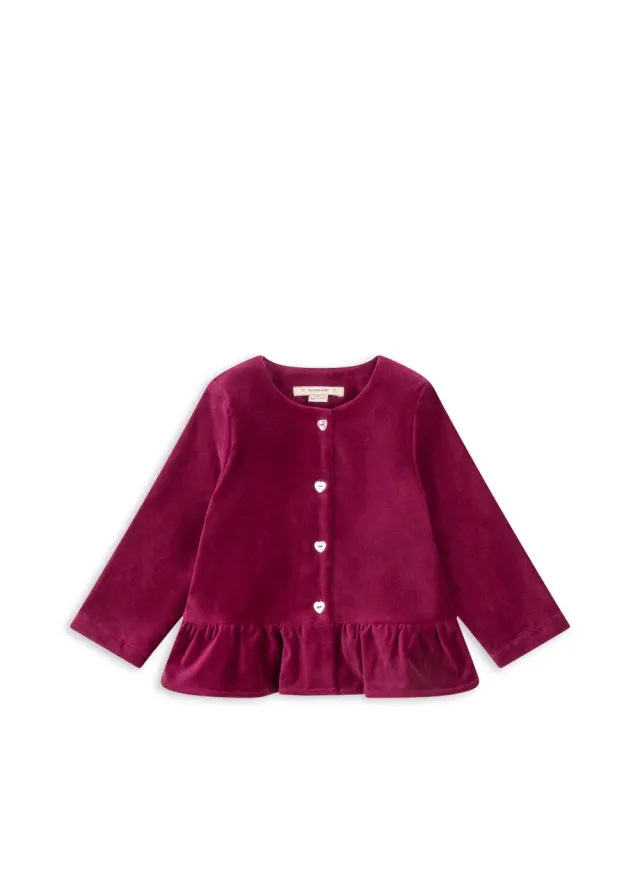 Konges Sløjd Barbara shirt sangria fluweel