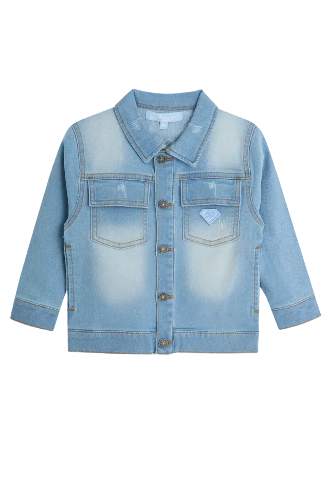 4PRESIDENT Oswaldo Light Blue spijkerjas denim