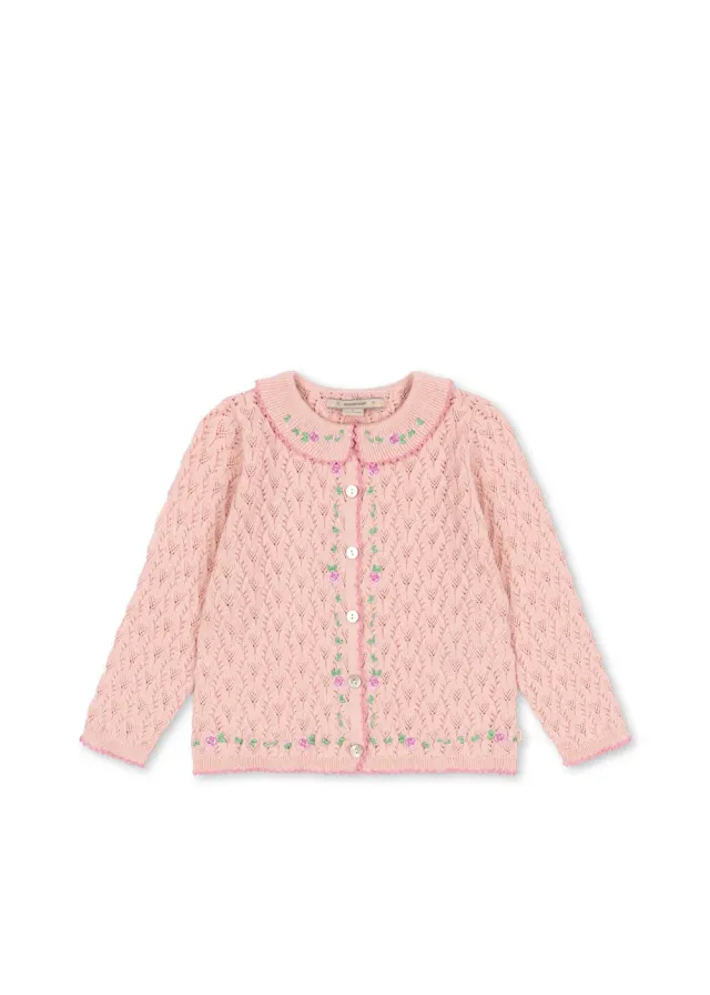 Konges Sløjd Rosier Light Rose vestje kasjmier