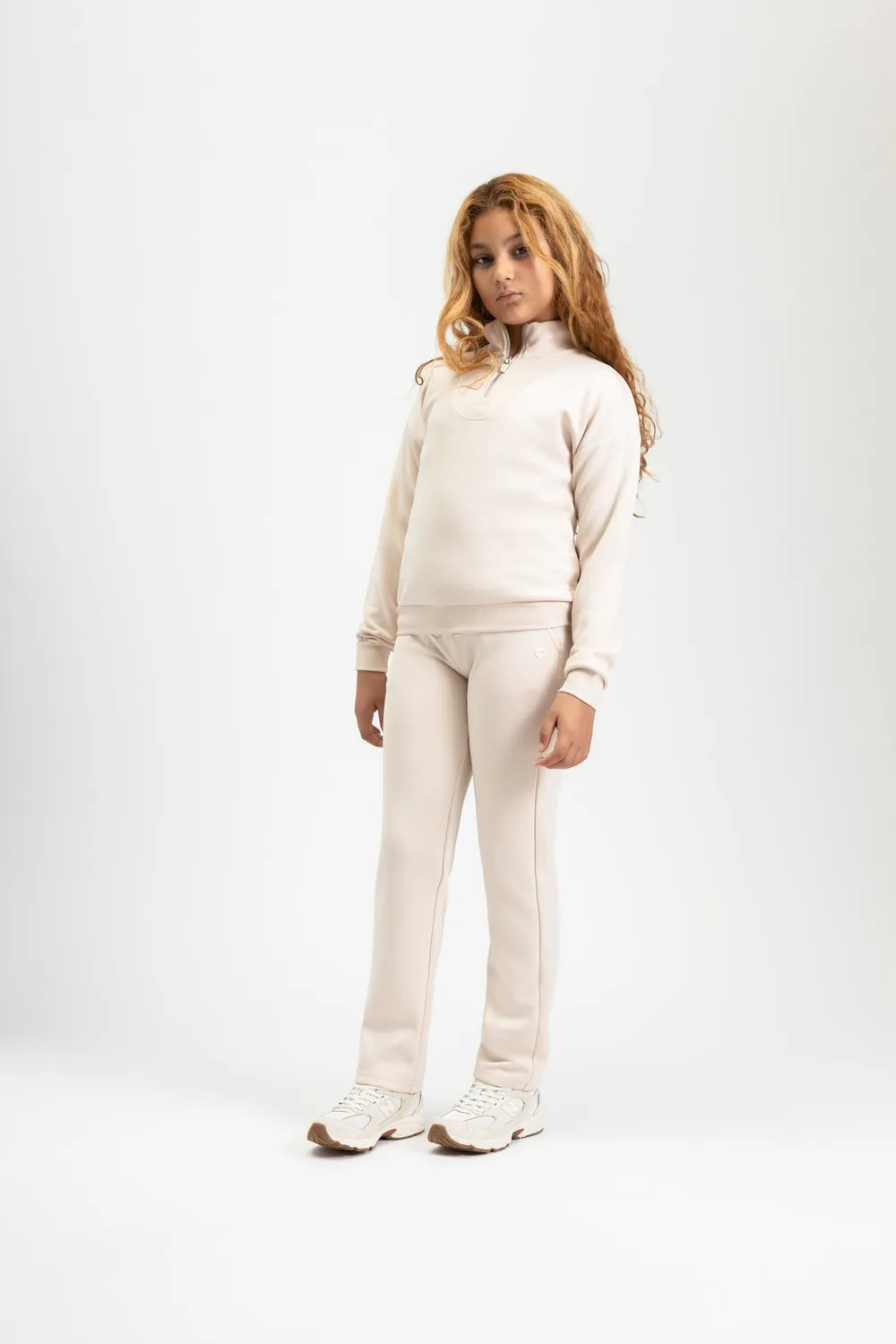 4President Milou Beige joggingbroek meisjes zacht modal