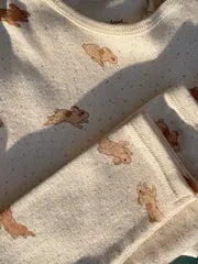 Konges Sløjd Minnie longsleeve shirt petit lapin biokatoen