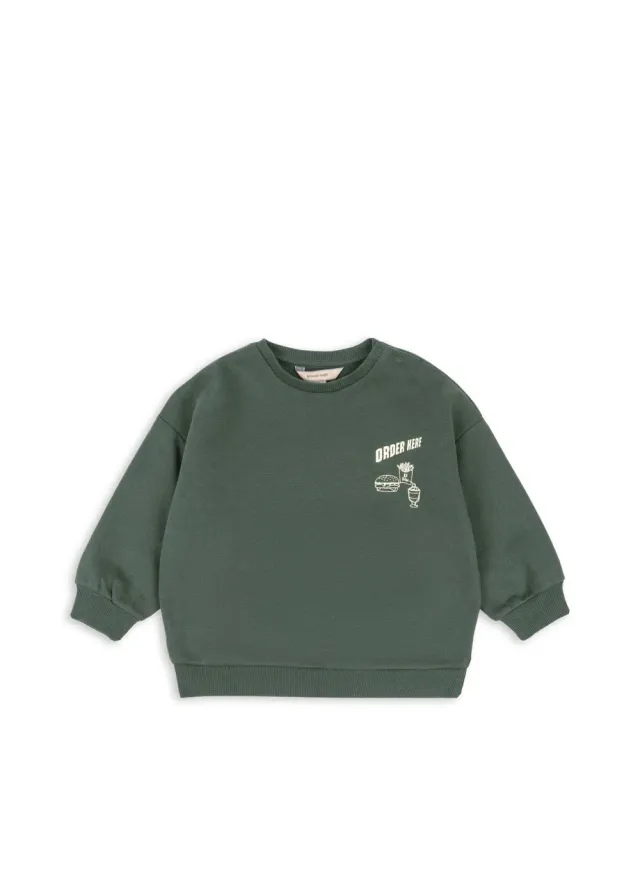 Konges Sløjd Lou Sweater Cilantro Biokatoen