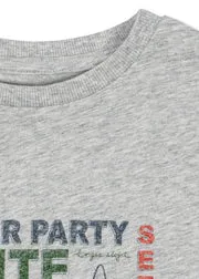 Konges Sløjd Famo T-shirt grey melange biokatoen