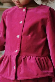 Konges Sløjd Barbara shirt sangria fluweel