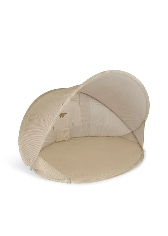 Konges Sløjd Strandtent tea stripe UPF 50+