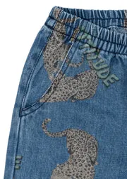 Konges Sløjd Magot broek cattitude denim biokatoen