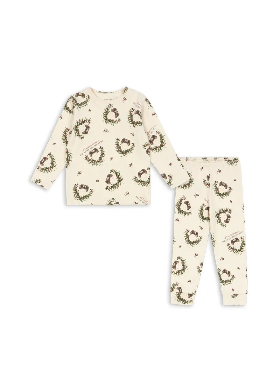 Konges Sløjd Basic kerstpyjama gamer biokatoen