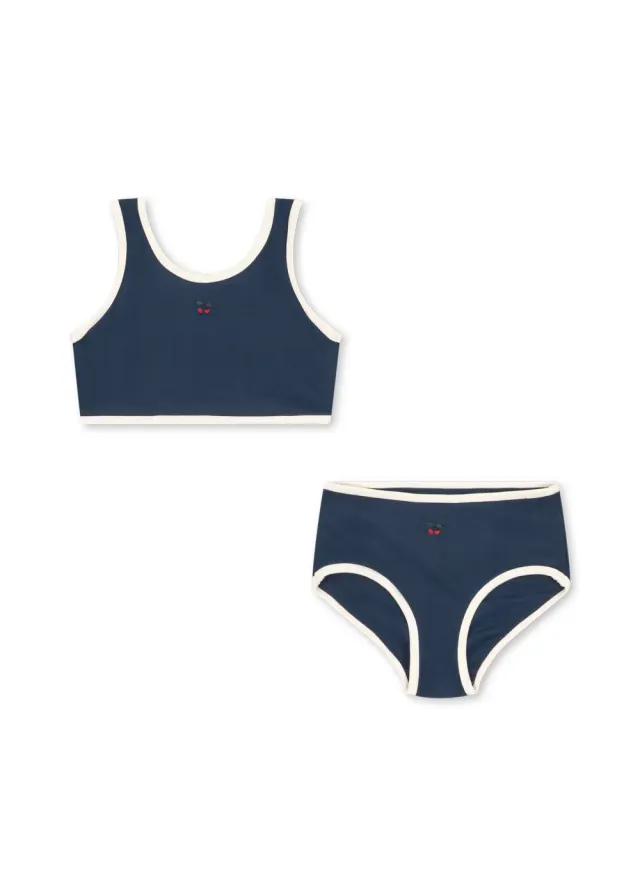 Konges Sløjd Manon bikini dress blue kersen