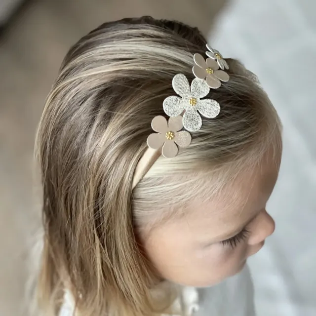 SODA FASHION Diadeem Daisies Champagne