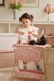 Konges Sløjd Ellie top peony stripe biokatoen
