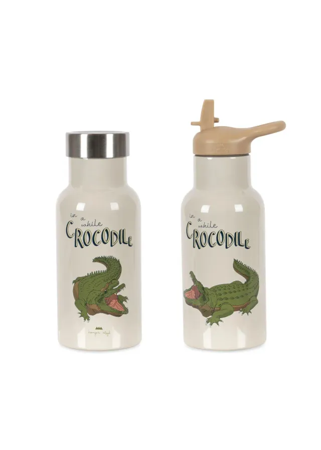 Konges Sløjd drinkfles crocodile rvs 12 uur koud