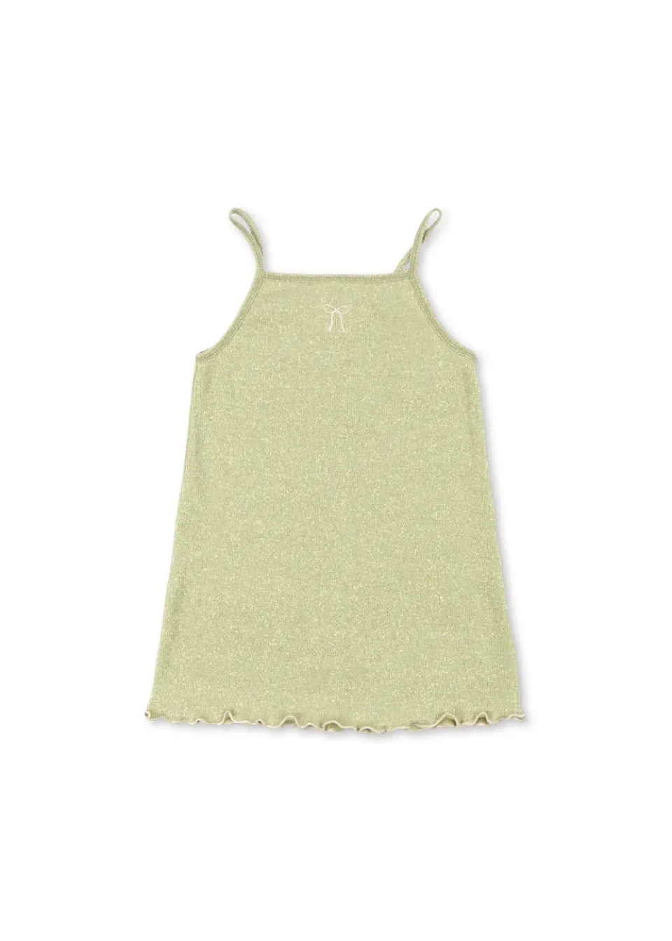 Konges Sløjd Roli jurk pale olive green met lurex