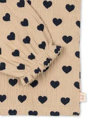 Konges Sløjd Chleo Shirt blouse coeur eclipse biokatoen
