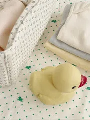 Konges Sløjd Duck Bath Toy badeendje straw babyveilig