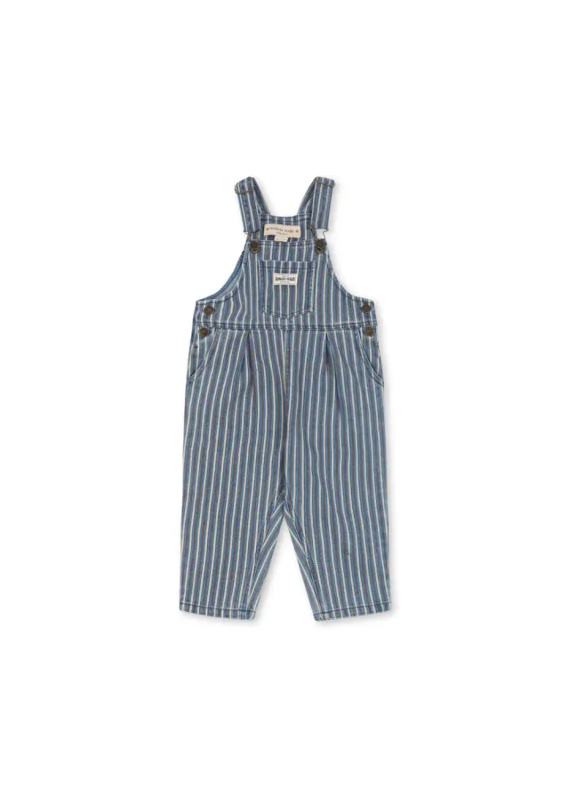 Konges Sløjd Magot Tuinbroek tricolore bleu denim