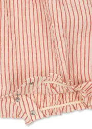 Konges Sløjd Ellie Ruche romper amour stripe biokatoen