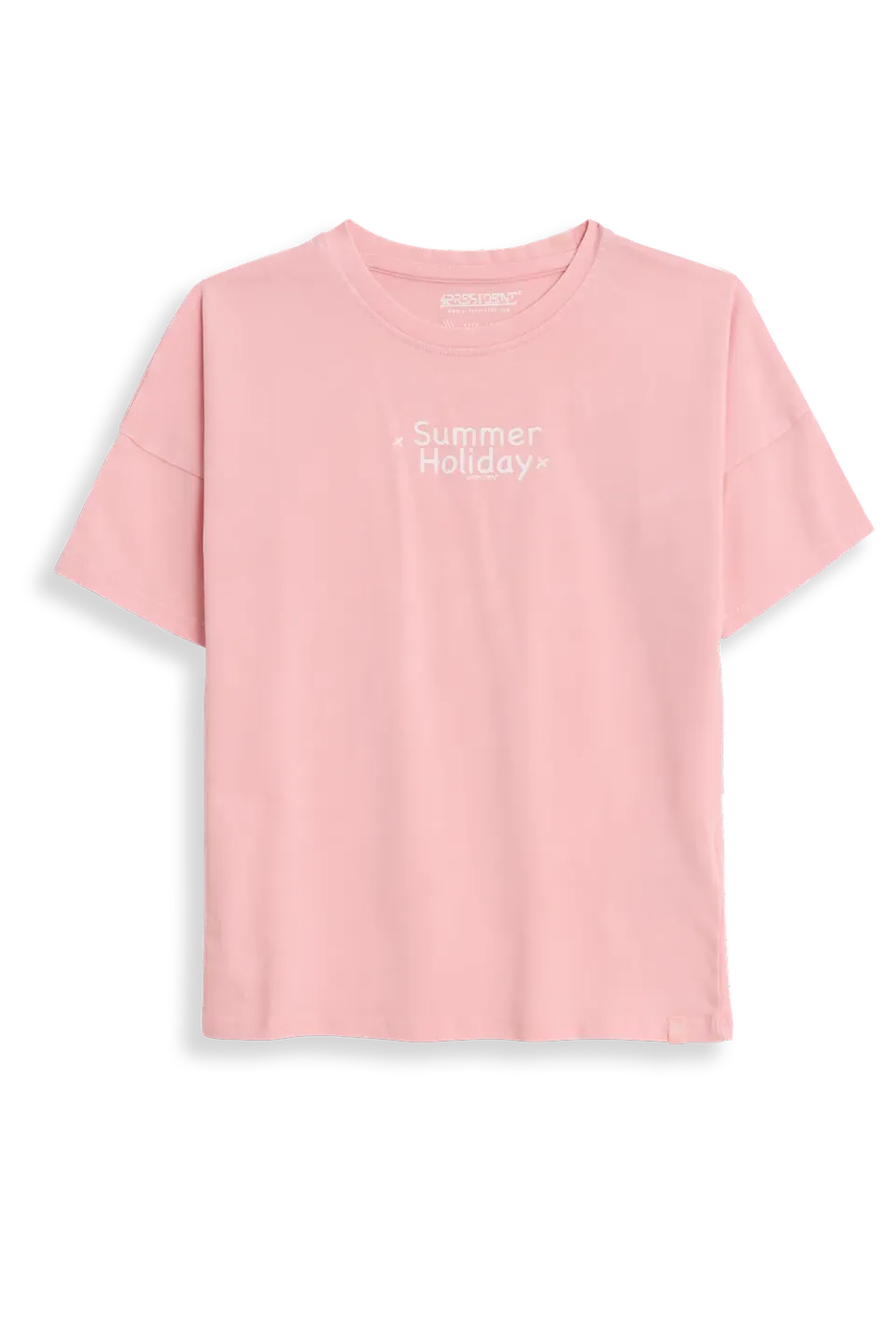 4President Romy Powder Pink T-shirt roze katoen