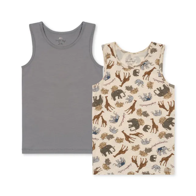 Konges Sløjd Basic 2 Pack Tanktop hemdjes biokatoen 2-pack