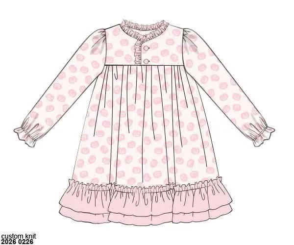 Busy Bee Smocks Halloween Lounge Jack O Lantern nachtjapon 2T pompoen