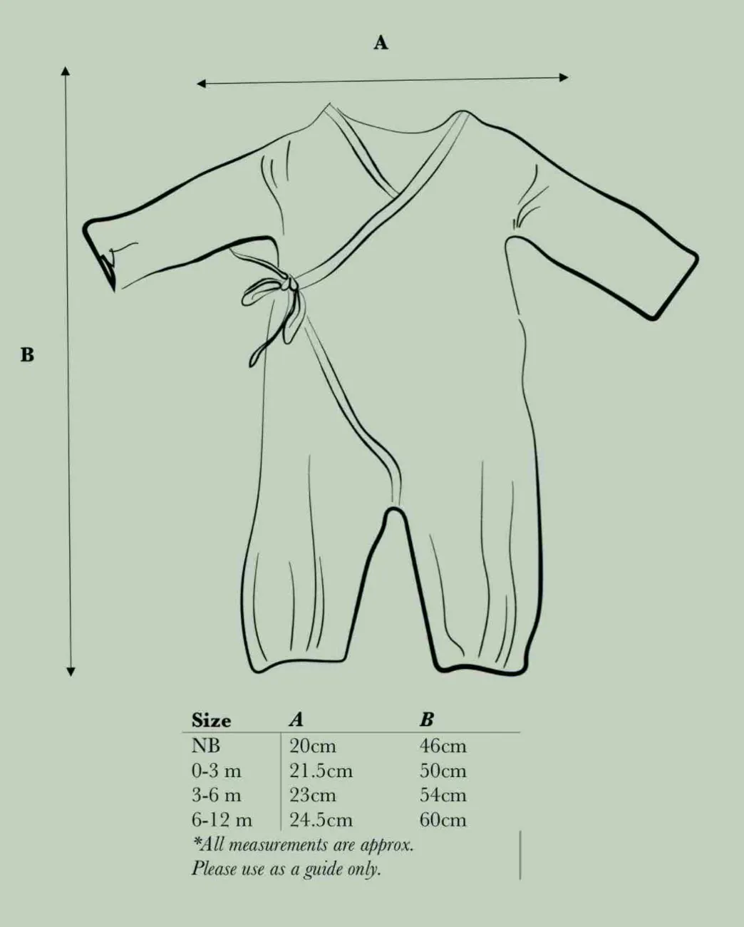 The Mompany Kimono Onesie romper tan katoen